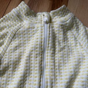 Yellow and White Toddler Swimsuit